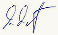Unterschrift von Dr. Witzel